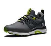 Footjoy Hyperflex Boa Chaussures de Golf pour Homme, Gris Anthracite et Citron Vert, 40.5 EU