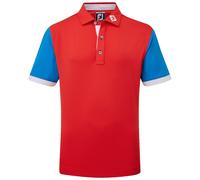 FootJoy Junior Garçons Colour Block Polo Piqué Haut Golf Tour FJ Enfants