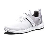FootJoy Men's Flex Golf Shoe, White, 7.5 W