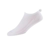Footjoy ProDry Lightweight Pom Chaussettes, Femme, Blanc(Blanc17048), One Size (Taille du fabricant:Unica)