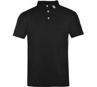 Footjoy Solid Polo Shirt Mens Noir Grand Male