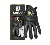 FootJoy StaSof Gants de golf pour homme, noir, cadet M/L, Worn on Left Hand