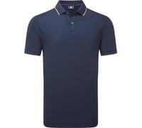 Footjoy Tipped Pique Mens Navy/Taxi XL Chemise polo