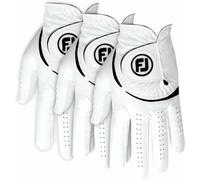 FootJoy WeatherSof Lot de 3 Gants de Golf pour Homme Blanc