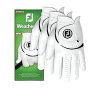 FootJoy WeatherSof Lot de 3 Gants de Golf pour Homme Blanc