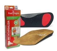 Footlogics Paire de semelles orthopédiques avec élévation intégrée pour douleurs à la boule du pied, névrome de Morton, pieds plats Metatarsalgia