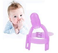 FootMouth and Nose, Thumb Sucking Stopper, Finger Guard for Teething Babies 1-5 Years Old Violet