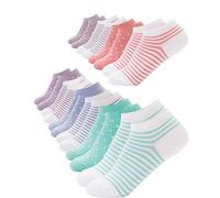 FOOTNOTE Chaussettes courtes, 10 paires, femmes, en multicolore/pastel, 35-38