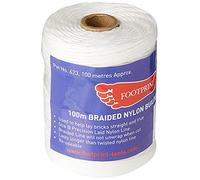 Footprint Bricklayers Line Rouleau de nylon finement tressé Blanc 100 m