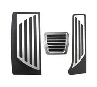 Footrest Pedal Cover Pour Alfa Pour Romeo Pour Giulia Pour Stelvio LHD Couvre Voiture Pédales Sans Perçage Accélérateur Frein Embrayage Plaquettes En Acier Inoxydable Pedal Caps(3pcs For Giulia)