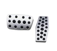 Footrest Pedal Cover Pour Chevrolet Pour Cobalt Cruze 2010-2015 Pièces Accessoires MT AT Voiture Gaz Protection Pédale Pédales Frein Couverture Pedal Caps(Aluminum AT)