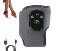 Footrevive Triple Method Massager, Rechargeable Cordless Heated Ankle Wrap, with 3 Vibration Mode and 5 Heat Leavel, for Feet & Ankles (1pcs)