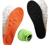 Footstr Insoles, 2 Pairs Footstr InsoleX, 4D Elastic Cloud Soles Lightweight Arch Support Inserts, Heel Pain Relief, for Women & Men (2PCS-B,37-38)