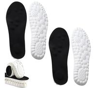 Footstr Insoles, Breathable Soft Foam Shoe Insole, Insoles for Women and Men (Black*2,Men's 10.5/Women's 12.0)