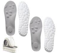 Footstr Insoles, Breathable Soft Foam Shoe Insole, Insoles for Women and Men (Gray*2,Men's 8.5/Women's 10.0)