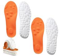 Footstr Insoles, Breathable Soft Foam Shoe Insole, Insoles for Women and Men (Orange*2,Men's 8.5/Women's 10.0)