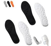 Footstr Insoles, Footstr - InsoleX, Breathable Soft Foam Shoe Insole, with Arch Support for Men & Women (Black*2,15-16)