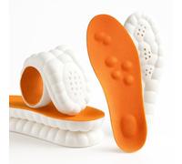 Footstr Insoles Kids,Footstr Insoles,Soft Foam Breathable Shoe Insole, Massage Orthopedic Insole With Arch Support (Orange 2pcs, M10/W11)