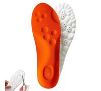 Footstr - Lot de 2 paires de semelles intérieures en mousse à mémoire de forme avec support de la voûte plantaire - Pour homme et femme - Confortables - Respirantes - Idéales pour la randonnée, la