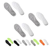 Footstr Semelles intérieures pour homme et femme - Soutien de la voûte plantaire en mousse à mémoire de forme - Respirantes - Absorption des chocs - Soulage les douleurs au pied - 3 pièces - B - 50