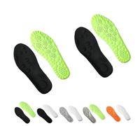 Footstr Semelles intérieures ultra confortables et douces pour homme et femme, semelle nuage 4D pour homme, anti-fatigue, absorption des chocs, soulagement de la douleur du pied (2 pair-b, US-9,5)