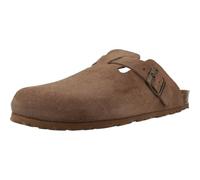 GEMINA-QT - Sabots femme en daim avec boucle - GEMINA-QT, taupe, 38