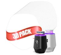 Fooxem Lot de 30 recharges de planche à colle pour pièges à mouches à fruits d'intérieur - Planches adhésives de rechange pour moucherons, mites, moustiques et nuisibles