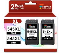 Fooylen PG-545XL PG 545 XL Noir Cartouche d'encre Remplacement pour Canon 545 XL Cartouche pour Pixma MX495 TS3150 TS3350 TS3151 TS3351 MG2550S MG2555S MG3050 MG2950 MG3051 MG2450 MG2500 TR4550 TR4551