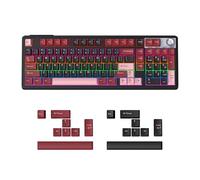FOPATO Clavier mécanique sans fil/filaire à 98 % pour jeu/bureau, batterie 4000 mAh, Bluetooth 5.0/2.4G/USB-C, touches PBT rétroéclairées RVB, compatible avec PC Mac, ongles longs, sensation de clic