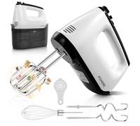 FOPHERE Batteur Électrique Cuisine 400W, 6 Vitesses Turbo, Fouet Électrique avec Accessoires Inox Lavables, Design Vertical & Bouton Éject 1 Clic, Idéal Débutants