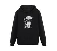 FOPJRUISDAEL Men Long Sleeve Printed Hoodies American Psycho MovieMen's Hoody Sweatershirt Black 3XL