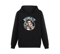 FOPJRUISDAEL Men's Ace Ventura Pet Detective Really Reheheheally Jim Carrey Comedy Long Sleeve Hooded Sweatshirt Hoodies with Drawstring Pockets Black XL