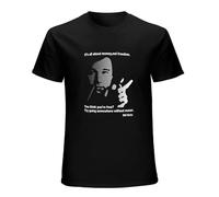 FOPJRUISDAEL Men's Bill Hicks Quote - Comedy Legend T-Shirts Black M