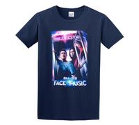 FOPJRUISDAEL Men's Bill Ted Face The Music Cotton T Shirt Navy M