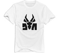 FOPJRUISDAEL Men's Black Die Antwoord Logo 100% Cotton Latest T Shirt T-Shirts White S