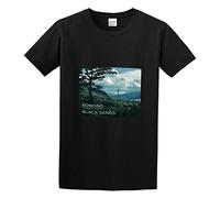 FOPJRUISDAEL Men's Bonobo Sands Vinyl CD Cover Cotton T Shirt Black XL