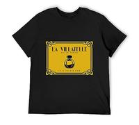 FOPJRUISDAEL Men's Ghgjh La Villanelle Fasion Killing Eve Cotton T Shirt Black XL