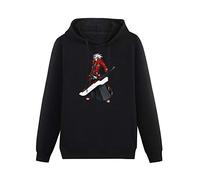 FOPJRUISDAEL Men's Kangaroo Pocket Hoodie Blazblue 3 Long Sleeve Sweatshirts XXL