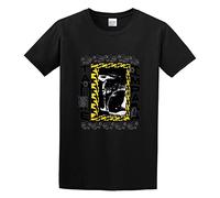 FOPJRUISDAEL Men's Tame Impala Cotton T Shirt Black L