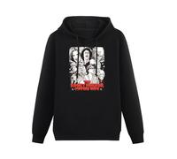 FOPJRUISDAEL Men's The Rocky Horror Picture Show V9 Movie Poster Long Sleeve Hooded Sweatshirt Hoodies with Drawstring Pockets Black 3XL