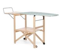 Foppapedretti Asso Beige Pliable Réglable Planche à Repasser Bois 106 cm 30 cm