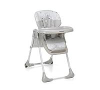 Foppapedretti Chaise haute de réunion, enfants de 6 mois à 3 ans (jusqu'à 15 kg), assise/repose-pieds/dossier réglable, panier porte-objets, stable et confortable, avec rembourrage lavable,