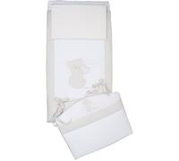 Foppapedretti Dolcecuore Ensemble Couette Avec Pare-Chocs Blanc