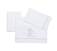 Foppapedretti Dolcecuore Parure de lit, 120 x 80 x 0,2 cm, 660 g, blanc