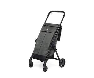 Foppapedretti Go Fast Chariot à Courses Pliable, Gris