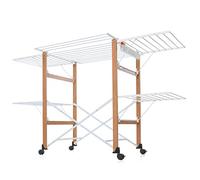 Foppapedretti Gulliver, étendoir à Linge Pliant, 105 x 80 x 174 cm, Bois Noyer,Pour Sécher le vêtement