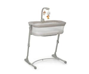 Foppapedretti iNanna Lit de couchage réglable en hauteur pour enfants de la naissance à 6 mois (jusqu'à 9 kg), Greige