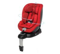 Foppapedretti Logik I-Size Isofix Siège d'Auto Pivotant à 360 ° pour Enfants de 40 à 105 cm (Jusqu'À 18 Kg), Red