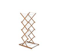 Foppapedretti Plastique Séchoir à linge Noyer pour Vêtement ,Dimensions: 63x51x87,5 / 131 cm