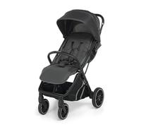 Foppapedretti Poussette compacte Olimpic pour enfant 0-22 kg (0-4 ans), fermeture à 1 main, self-Standing, roues amortissées, tissu UPF50+, fermetures éclair résistantes à l'eau, transportable, argent